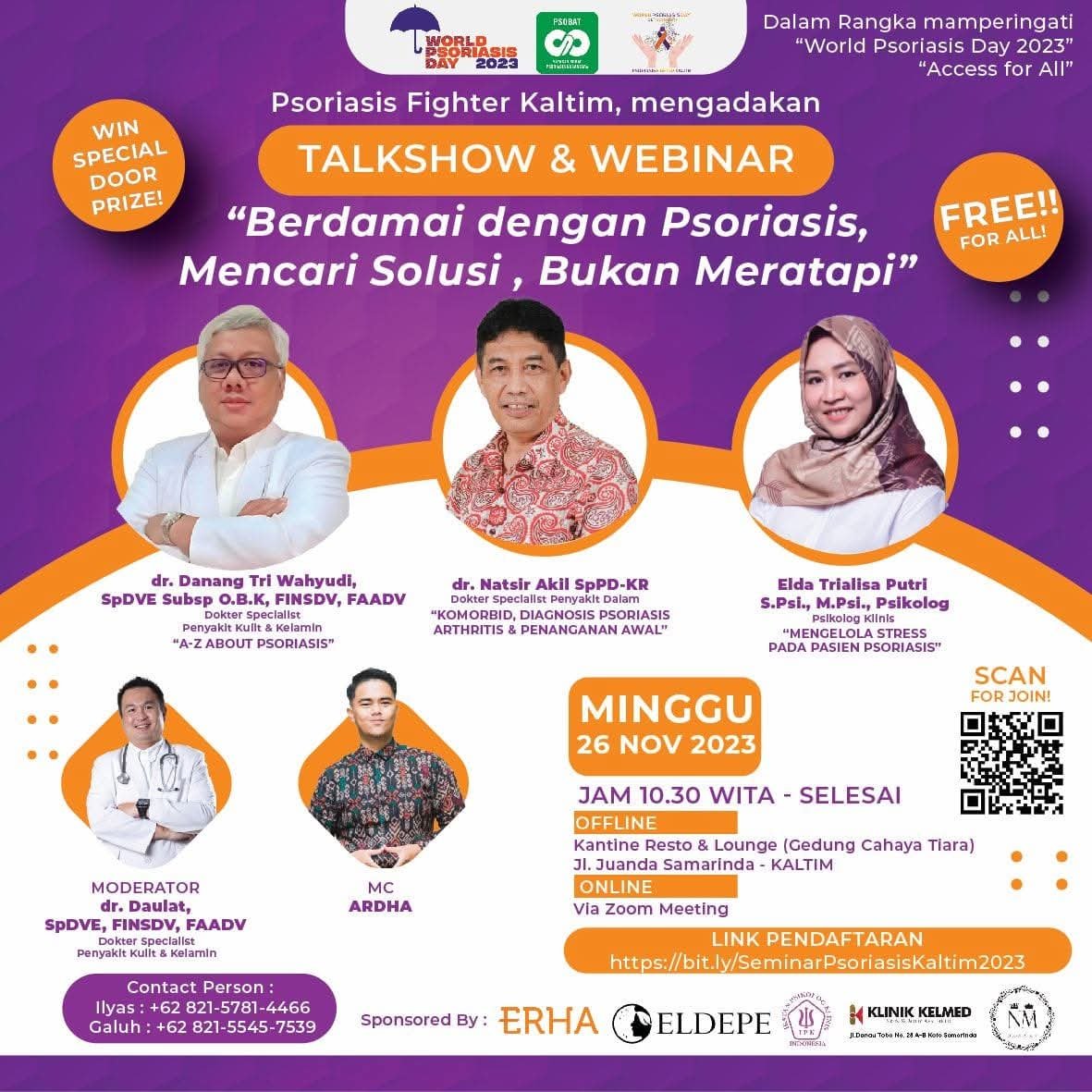 Undangan Talkshow Psoriasis Kaltim