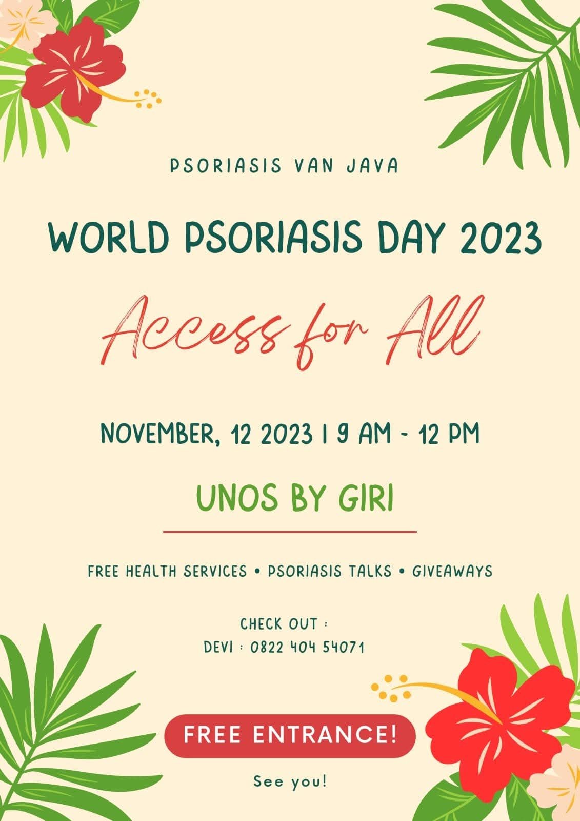 Undangan World Psoriasis Day 2022